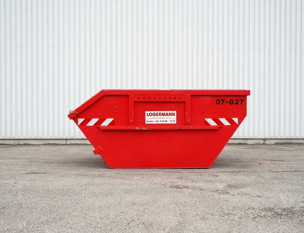 7 cbm Kubikmeter Absetzcontainer mit und ohne Klappe